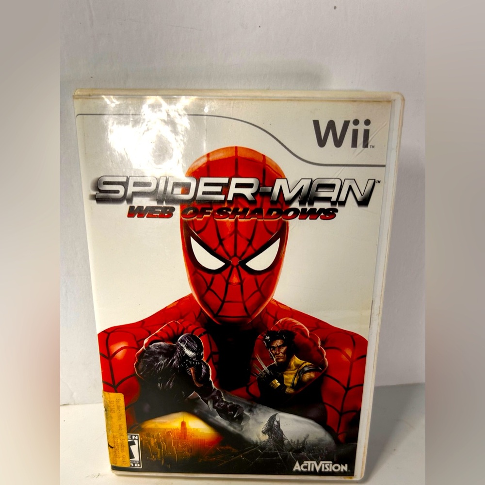 Spider-Man: Web of Shadows Nintendo Wii 2008 CIB Complete - Tested